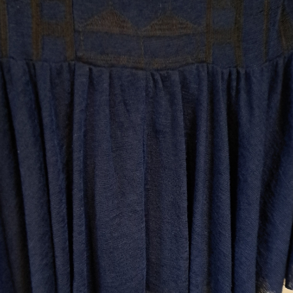 Free People Navy Blue Long Sleeve Top - Picture 3 of 5